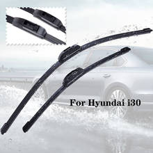 Wiper blades For Hyundai i30 from 2007 2008 2009 2010 2011 2012 2013 2014 2015 2016 2017 Clean car windshield 2024 - buy cheap