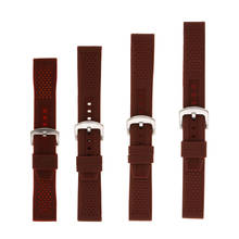 Brown Silicone Rubber Waterproof Wrist Watch Strap Band 18mm 20mm 22mm 24mm 2024 - buy cheap