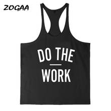 ZOGAA 2021 new men's summer gym fitness leisure vest fashion men's loose breathable sleeveless sports vest 2024 - buy cheap