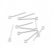 10pcs Real Pure Solid 925 Sterling Silver Needle Pins for DIY Jewelry Making Findings Earring Necklace Connector Part Base 2024 - buy cheap