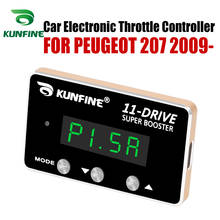 KUNFINE-controlador electrónico de acelerador de coche, acelerador de carreras, potenciador potente para PEUGEOT 207 2009 2024 - compra barato