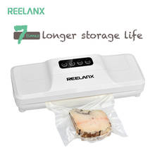 Вакуумный упаковщик REELANX V1 160 Вт, вакуумная упаковочная машина для продуктов питания с 15 пакетами, лучший вакуумный упаковщик, Упаковочная упаковка 2024 - купить недорого