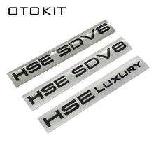 Otokit 1 peça-adesivo de metal 3d para pára-choque traseiro do carro, emblema do porta-malas, decalques para land rover range rover 2024 - compre barato