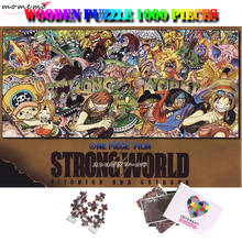 MOMEMO Puzzle 1000 Pieces Cartoon Anime Wooden Jigsaw Puzzles for Adults ONE PIECE DIY Assembling Puzzle Games Toys Home Decor 2024 - buy cheap