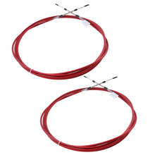 Cable de palanca de Control marino, 2 piezas, rojo, 11 pies, para Acelerador de motor de barco 2024 - compra barato