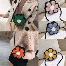 Children's PU Leather Messenger Bag Little Princess Fashion Cute Sunflower Bag Kids Girls Purse Coin Small Bag 2024 - buy cheap