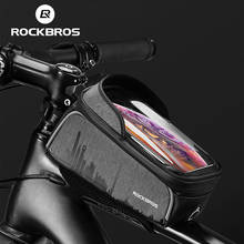 ROCKBROS Waterproof Bike Bag TPU Touch Screen Top Tube Bag 6.5'' Phone Case High Capacity MTB Road Bicycle Bag Bike Accessories 2024 - buy cheap