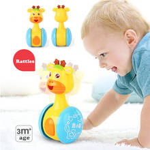 Baby Rattles Tumbler Doll Baby Toys Sweet Bell Music Roly-poly Learning Education Toys Gifts Baby Bell Baby Toys 2024 - buy cheap