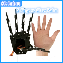 Robot Hand Five Finger 5 Fingers Claw Palm Clamp Talon Finished Mini Bionic Hand Assembled Robotic Gripper DIY Maker Kit Toy 2024 - buy cheap