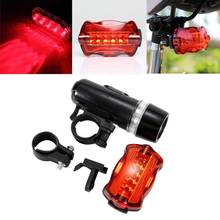 Butterfly Taillight Kit Waterproof 5 LED Bike Headlight Front Flashlight LED Taillight Rear Light Bicycle Light Cycling 2024 - buy cheap
