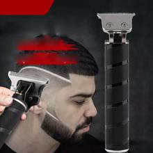 Máquina de cortar cabelo elétrica recarregável aparador de pêlos máquina de corte de cabelo barba shaver trimer para homens barbeiro cabelo barbear 2024 - compre barato