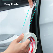 Car styling For Hyundai KONA 2018 2019 Accessories Rubber Door Sill Car boby Protector Goods Transparent Sticker Car accessories 2024 - buy cheap