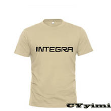 Camiseta de manga corta para hombre, camisa con logotipo, 750 algodón, cuello redondo, para Honda Integra DCT, 100% 2024 - compra barato