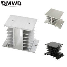 1pc Single Phase Solid State Relay SSR Aluminum Heat Sink Dissipation Radiator Newest,Suitable for 10A-40A relay 2024 - buy cheap