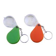 Mini Pocket Magnifier Gift Folding Magnifying Glass with Key Chain for Reading 94PD 2024 - buy cheap