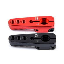 Aluminum Alloy 25T Steering Servo Arm Horn Black/Red/Blue Color for RC Car Crawler Large Torque Digital Coreless Servo parts 2024 - buy cheap