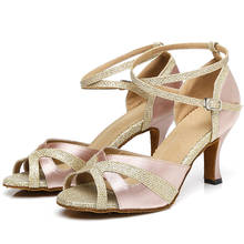Women Shoes Salsa Dance Shoes Ballroom Dance Shoes  Girls Latin Tango Jazz Shoes Soft Outsole Jusedanc 2024 - buy cheap