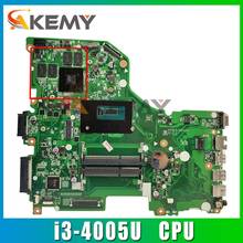 Akemy Laptop Motherboard For ACER Aspire E5-573 i3-4005U Mainboard DA0ZRTMB6D0 SR1EK N16S-GT-S-A2 DDR3 2024 - buy cheap