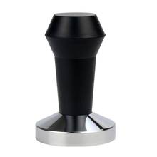 51MM Espresso Coffee Tamper Black Stainless Steel ABS Handle Machine Press Flat Base Barista Maker Accessories 2024 - buy cheap