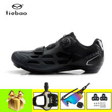 Tiebao Для мужчин Для женщин Для мужчин Дорожный велосипед Велоспорт на открытом воздухе, сверхлегкие дышащие велосипедные SPD-SL обувь Pro самофиксирующаяся Спорт на открытом воздухе обувь для верховой езды 2024 - купить недорого