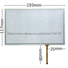 New 8 inch 4 pins glass touch Screen panel Digitizer Lens for GX400 GX460 GX470 car LQ080Y5DG05 LCD Touch pad 2024 - buy cheap