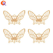Cordial Design 20Pcs 31*20MM Butterfly Charm/Genuine Gold Plating/DIY Making/Jewelry Accessories/Earring Findings/Hand Made 2024 - buy cheap