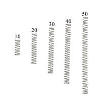 Mola de compressão de fio de aço inoxidável, bobina para mola, diâmetro interno 3mm, comprimento 10/20/30/40/50 2024 - compre barato