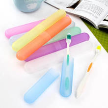 Portátil de escovas de dentes à prova de umidade, revestimento anti-poeira para tubo de escova de dentes em cores pastéis, essenciais de viagem, 1 peça 2024 - compre barato