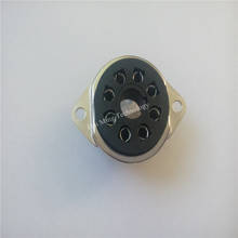 Ceramic tube socket GZS8-B GZS8-B-G seat tube socket 8 pin silver feet for KT88 EL34 amplifier 2024 - buy cheap