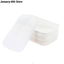 100Pcs 5.6*3.6cm Disinfecting Paper Soaps Washing Hand Mini Disposable Scented Slice Sheets Foaming Soap Case Paper 2024 - купить недорого