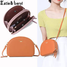 Brand Small Shoulder Bag for Women Cell Phone Pocket Soft Leather Ladies Mini Crossbody Bags Zipper Purse Female Messenger Bag 2024 - buy cheap