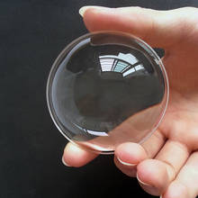 Lente óptica transparente de alta potencia, lente Led plano-convexa, vidrio asférico de alta potencia, 64mm de diámetro, 25,3mm de altura
