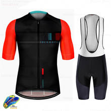 Conjunto de Ropa de Ciclismo para hombre, maillot transpirables para bicicleta de montaña y pantalones cortos, verano, 2021 2024 - compra barato