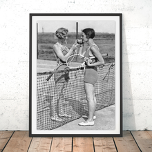Tennis Poster Canvas Painting Art Print Woman Smoking Vintage Photography Painting Black and White Picture Home Girls Room Decor 2024 - buy cheap