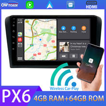 9'' PX6 4G+64G Android auto GPS Navigation Wireless Carplay Car Multimedia Player For Mazda3 Mazda 3 2006-2012 HDMI Radio Stereo 2024 - buy cheap