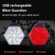 Luz Led trasera impermeable para bicicleta, lámpara de advertencia de seguridad para montaña, tija de sillín, carga USB 2024 - compra barato