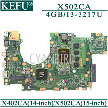 KEFU-placa base original X402CA para ordenador portátil, placa base para ASUS X502CA con I3-3217U de 4GB RAM 2024 - compra barato