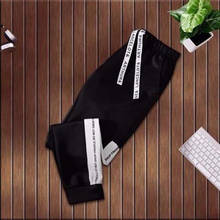 Pantalones de chándal con bolsillos para hombre y mujer, chándal deportivo para correr, para verano y otoño, color negro y gris 2024 - compra barato