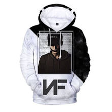 Hip Hop Rapper NF 3D Men Hooded Hoodie Sweatshirts Fashion Casual Personality Long Sleeve Hooded Pullover Overshirt Male Hoody 2024 - купить недорого