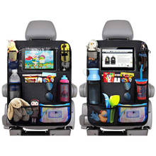 Organizador de asiento trasero de coche, bolsa de almacenamiento con múltiples bolsillos, soporte para tableta, accesorios de Interior de coche, organizador de limpieza, 1 ud. 2024 - compra barato