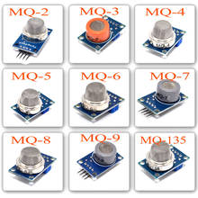 MQ-2 MQ-3 MQ-4 MQ-5 MQ-6 MQ-7 MQ-8 MQ-9 MQ-135 detecção de fumaça metano liquefeito gás módulo sensor para arduino starter kit diy 2024 - compre barato