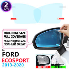 Полное покрытие анти-туман непромокаемые пленка Зеркало заднего вида для Ford EcoSport MK2 2013 ~ 2020 автомобильные аксессуары 2013 2015 2017 2018 2019 2024 - купить недорого