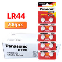 200 шт/10 упаковок PANASONIC LR44 A76 AG13 0% Hg SR1154 357 LR 44 1,5 V батареи для калькулятора 0% Hg 2024 - купить недорого