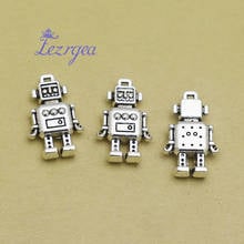 15pcs/lot--12x18mm, robot cham,Antique silver plated robot charms,DIY supplies,Jewelry accessories 2024 - buy cheap