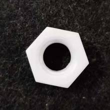 10pcs M14 M16 M18 M20 M24 hexagon nuts plastic screw cap PP white acid and alkali resistant 2024 - buy cheap