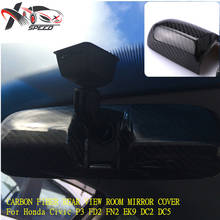 CARBON FIBER REAR VIEW ROOM MIRROR COVER For Hond a Civic Accord FD FB FK FG EP3 FD2 FN2 EK9 DC2 DC5 2024 - buy cheap