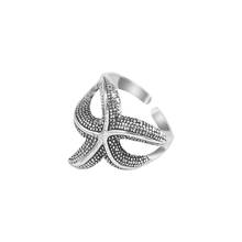 Exquisite Jewelry Hollow Starfish Shape Ring 2019 Latest Fashion Trend Wild Men And Women Models Ring Selection Direct Sales 2024 - buy cheap
