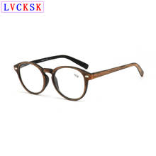 Oval PC Frame Reading Glasses Women Men Retro Rivets Faux Wooden Presbyopia Eyeglasses magnifier Hyperopia Spectacles +1.0~+4 N5 2024 - buy cheap