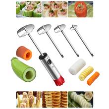 Handheld Fruit Core Remover Device Set for Home Vegetables Dig Hole Opener Core Remove Device Separator Vegetable Drill Kitchen 2024 - buy cheap