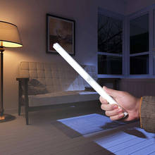 Led interruptor de varredura da mão sob o armário cozinha branco fresco/luz branca quente quarto guarda-roupa luzes da noite barra de toque casa interior lâmpada